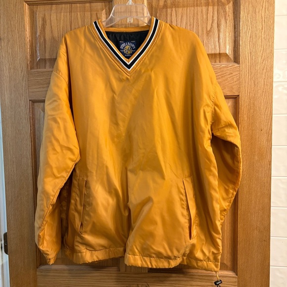 Steve & Barrys Outfitters Gold Black Pullover Jacket w/ Pockets Size M - Purdue - Picture 1 of 6